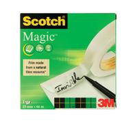 Scotch Magic Tape 810 Solvent-Free 25mmx66m Transparent 8102566 FREE DELIVERY