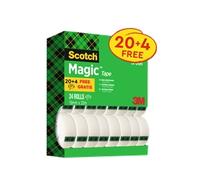 Scotch Magic Invisible Tape Value Pack 24 Rolls 19mm x 33m