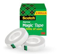Scotch Magic Tape, Invisible, Home Office Supplies and Back to School Supplies for College and Classrooms, 2 Rolls