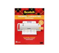 Scotch Matte Thermal Laminating Pouches, Ultra Clear with Matte Finish, Letter Size 8.9 in x 11.4 in, 50-Pack