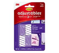Scotch-Mount Command 17810-48ES Adjustables Strips, 0