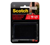 Scotch Mounting Fastening & Surface Protection RFD7091 Interlocking Fasteners Strips 4 Black 2 count