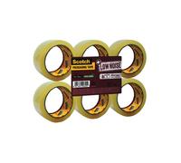 Scotch Packaging Tape Low Noise 48mmx66m Clear (Pack of 6) 3707