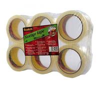 Scotch Packaging Tape Low Noise 50mmx66m Buff Ref 3120BT (Pack of 6)
