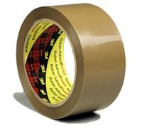 Scotch Packing Tape Buff Brown Low Noise 48mm X 66M 6Pk