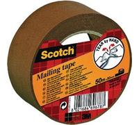 Scotch Brown Paper Mailing Tape 50mm x 50m - Single Roll (7100301050)
