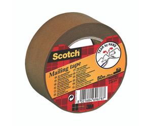 Scotch Paper Mlng Tape 50MMX50M Brn