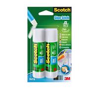 Scotch Permanent Glue Stick, 2 Sticks, 21g per Stick - Solvent-Free and Water-Based Adhesive