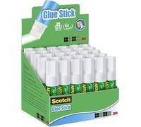 3M Scotch Permanent Glue Stick, 1 Pack of 30 Sticks, 8g per Stick - Solvent-free and water-based adhesive