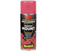 2 x Cans - 3M Photo Mount Adhesive 400ml Clear Non-Staining And UV Resistant