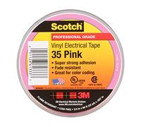 Scotch Professional Grade 35 - Pink Vinyl Electrical Tape (19 mm X 20,1 m X 0,177 mm)