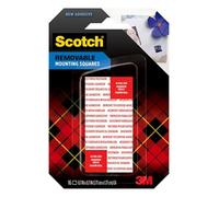 Scotch Removable Double-Sided Mounting Squares, 16 Pre-Cut Foam Squares, 0.7 in. x 0.7 in., Removes Easily Without Leaving Any Residue, Photo-Safe, Mess-Free Application (108AMS-SQ-16)