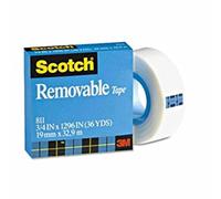 Scotch Removable Magic Tape 811 19mm x 33m 8111933