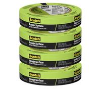 Scotch Rough Surface Painter's Tape, 1 inch x 60 Yard, 2060, 4 Rolls