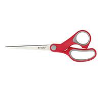 Scotch Scissors Comfort Stainless Steel Red, Grey 180 mm