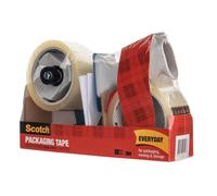 Scotch Sealing Tape 48mmx50m 2 Rolls with Dispenser