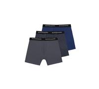 Scotch & Soda Men's Boxer Shorts, 3 Pack - Solid Cotton Stretch