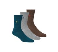 Scotch & Soda 3pk Mens Non Terry Ribbed Crew Blue size OS | Socks Outlet | Men | Blue OS