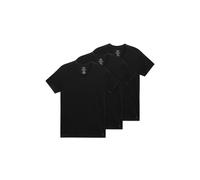 Scotch & Soda 3pk Mens Ultra Soft V-neck Tee Black size L | Underwear Outlet | Men | Black L