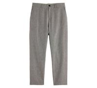 Scotch & Soda Basket-weave Wide Fit Cotton/linen Chino Soft Camel Mini Pat size W34 | Chinos Outlet | Men | Brown W34