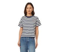 Scotch & Soda Boxy Crop Tee Mood Indigo/sugar Swizzle size L | Shirts Outlet | Women | Blue L
