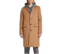 Scotch & Soda Classic Wool Blend Overcoat Camel size S | Single Breasted Coats Outlet | Men | Brown S