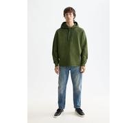 Scotch & Soda Men's Core-3 Crosses Hoodie Hooded Sweatshirt, Khaki, S
