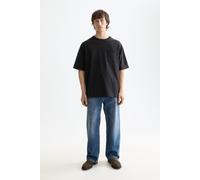 Scotch & Soda Men's 3 Crosses Pocket Loose-Fit T-Shirt, Black, L