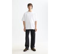 Scotch & Soda Men's 3 Crosses Pocket Loose-Fit T-Shirt, White, L