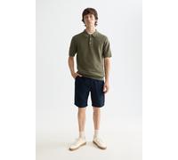 Scotch & Soda Core - Fave - Cotton-linen Twill Bermuda Short Night size W32 | Shorts Outlet | Men | Black W32