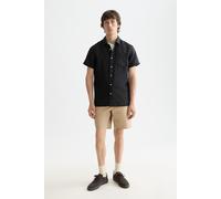 Scotch & Soda Core Linen Short Sleeve Shirt Black M Men