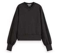 Scotch & Soda Women's Modal Fitted Sweatshirt, Black, XL