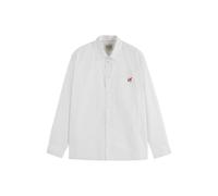 Scotch & Soda Core - The Free Spirit Peace Bird Poplin Shirt White size M | Formal Shirts Outlet | Men | White M
