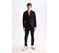 Scotch & Soda Core - Unconstructed Peak Lapel Cool-wool Blazer Black size L | Blazers Outlet | Men | Black L