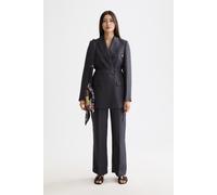 Scotch & Soda Double Breasted Belted Drapey Blazer Black L Woman