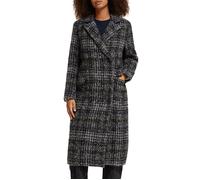 Scotch & Soda Double Breasted Coat In A Blue Check Night size S | Double Breasted Coats Outlet | Women | Blue