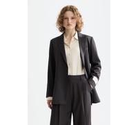 Scotch & Soda Double Breasted Wool Boyfriend Blazer With Belt Charcoal size XL | Blazers Outlet | Women | White XL