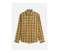 Scotch & Soda Double Cloth Check Relaxedfit Shirt Med Yellow size M | Casual Shirts Outlet | Men | Yellow M