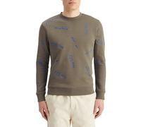 Scotch & Soda Embroidered Sweatshirt Poetry Reading Aop size S | Sweaters Outlet | Men S