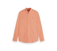 Scotch & Soda Essential Oxford Solid Coral Reef size S | Casual Shirts Outlet | Men | Orange S