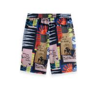 Scotch & Soda Fave - Printed Tencel Regular Fit Bermuda Shorts Art Dept Co size XL | Shorts Outlet | Men XL