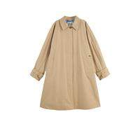 Scotch & Soda Women's Floral Embossed Cotton Blend Carcoat Trench, Sand 260,