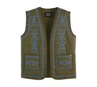 Scotch & Soda Floral Embroidered Gilet Classic Green size S | Vests Outlet | Women | Green S