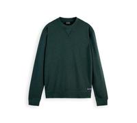Scotch & Soda Men's Garment dye Structured Sweatshirt, Amsterdam Green, M