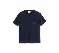 Scotch & Soda Garment Dyed Ss Pocket Tee Dark Blue size M | Basic T-Shirts Outlet | Men | Blue M