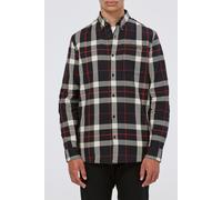 Scotch & Soda Herringbone Check Shirt Black Check size S | Casual Shirts Outlet | Men | Black S