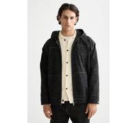 Scotch & Soda Hooded Denim Jacket - Black Snow size XL | Bomber Jackets Outlet | Men | Blue XL