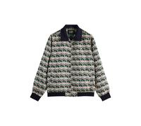 Scotch & Soda Jacquard Tracksuit Jacket Retro Shape Beige Aop size S | Bomber Jackets Outlet | Men | Brown S