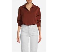 Scotch & Soda Johnny Collar Slit Hem Popover Arabian Spice size M | Sweaters Outlet | Women M