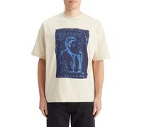 Scotch & Soda Loose Fit Front Printed Artwork T-shirt Parchment size S | Print T-Shirts Outlet | Men | White S